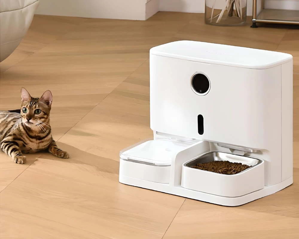 automatic dog feeder with camera